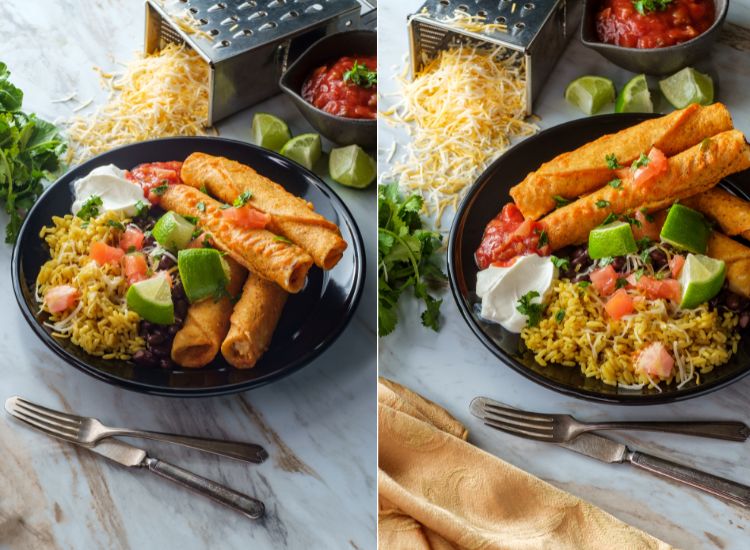 Taquitos mexicains roulés croustillants – Recette Tex-Mex maison